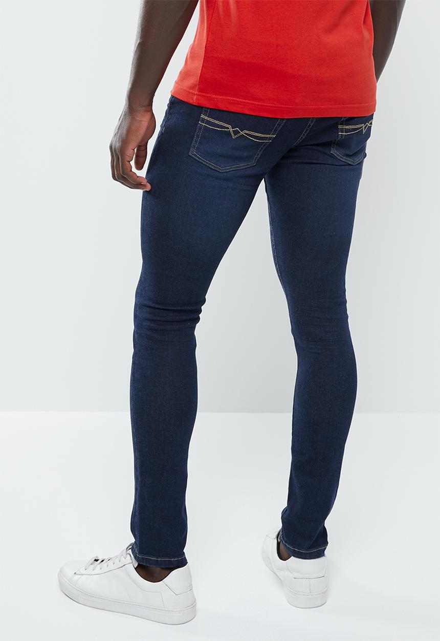POLO - Men pjc accra skinny leg denim - dark wash