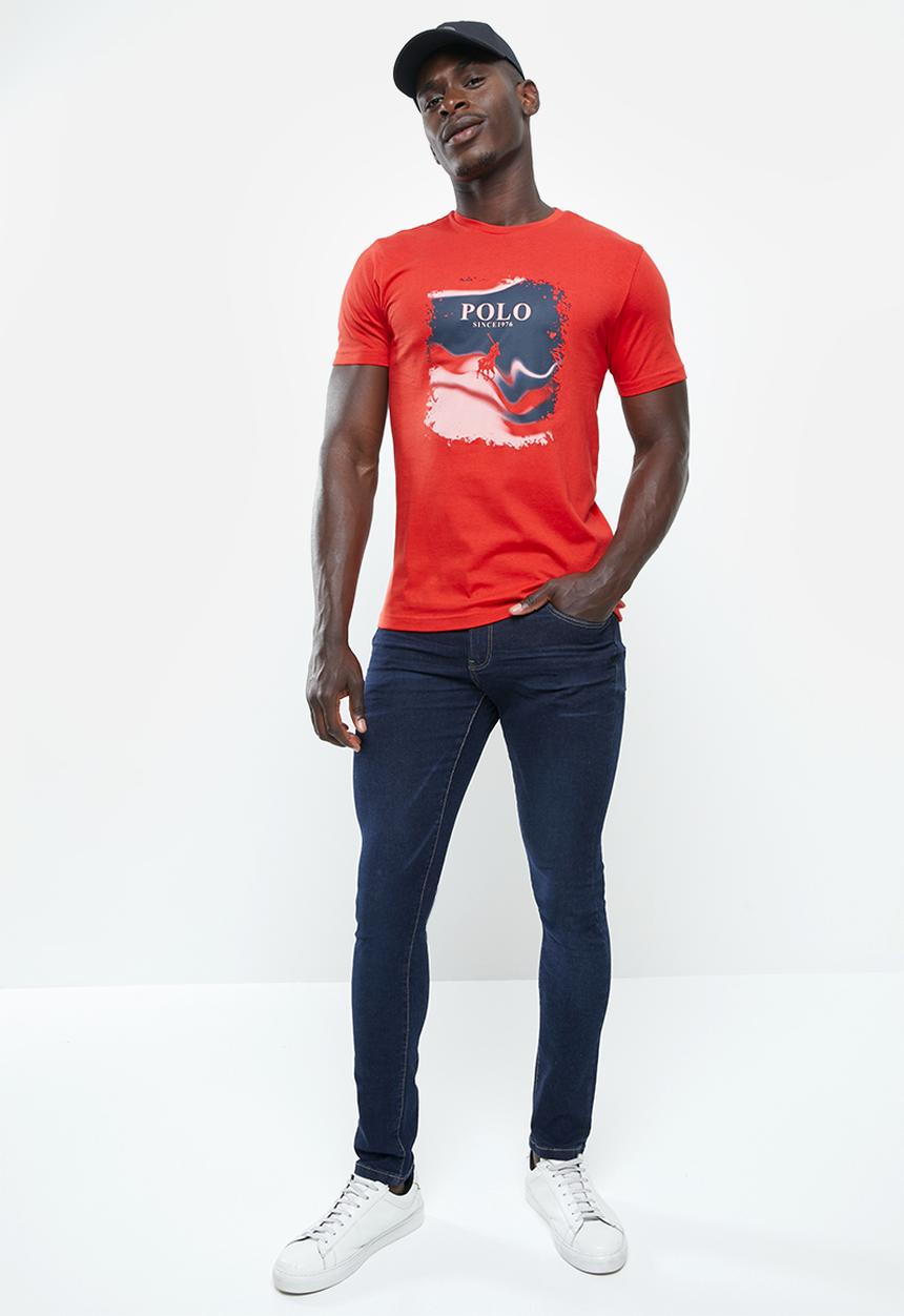 POLO - Men pjc accra skinny leg denim - dark wash