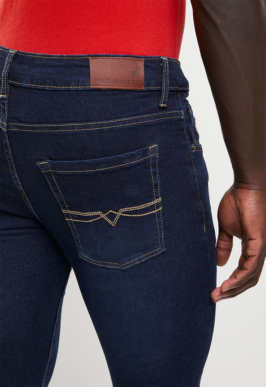 POLO - Men pjc accra skinny leg denim - dark wash