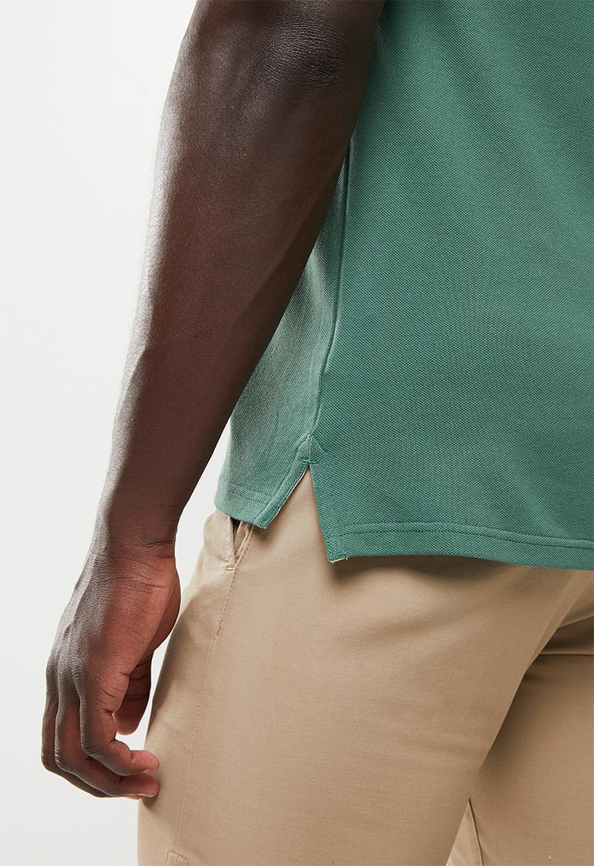 POLO - Men classic short sleeve golfer - green