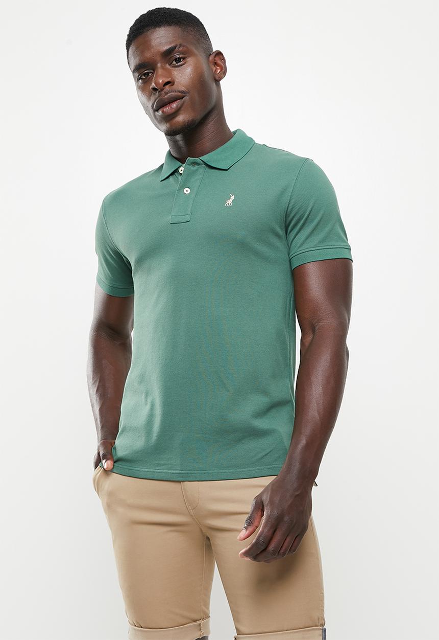 POLO - Men classic short sleeve golfer - green