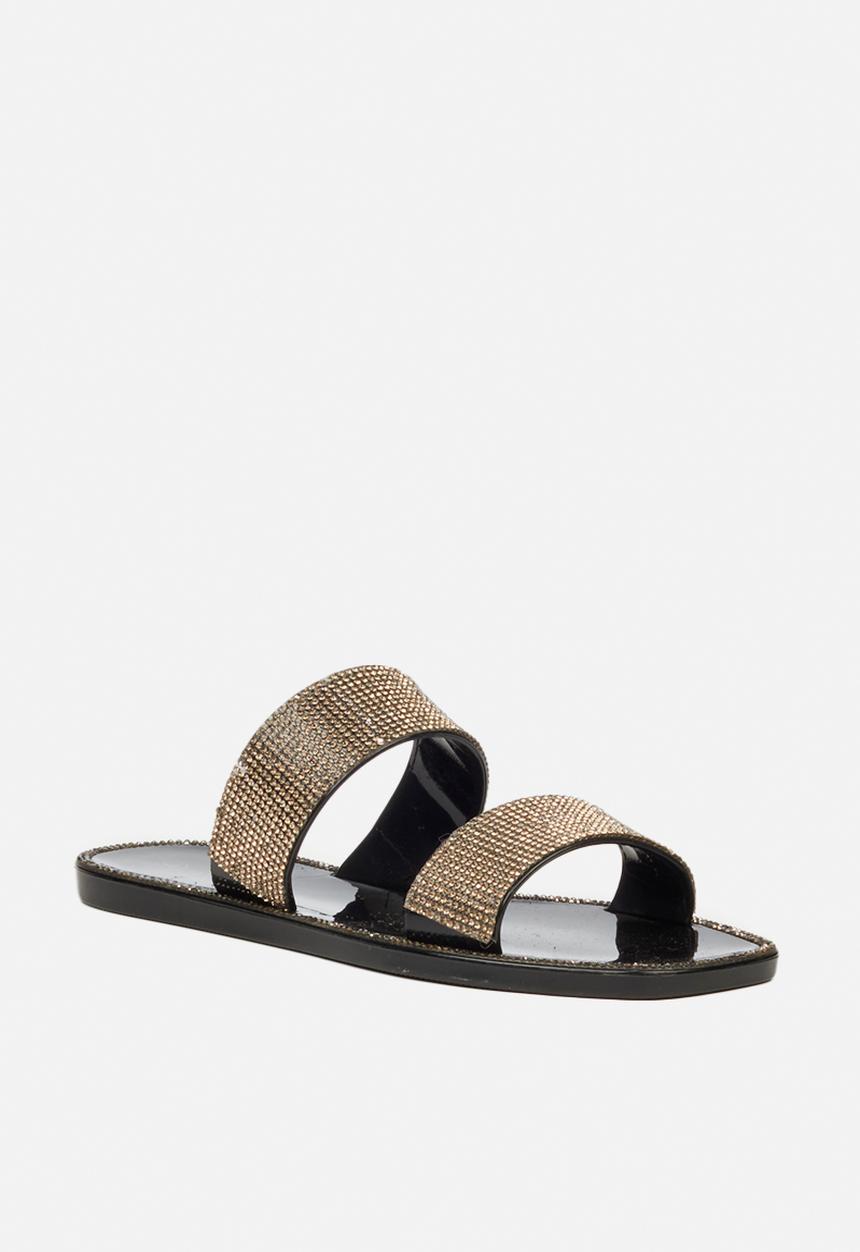 Viabeach - Cyprus 1 double strap slide - black