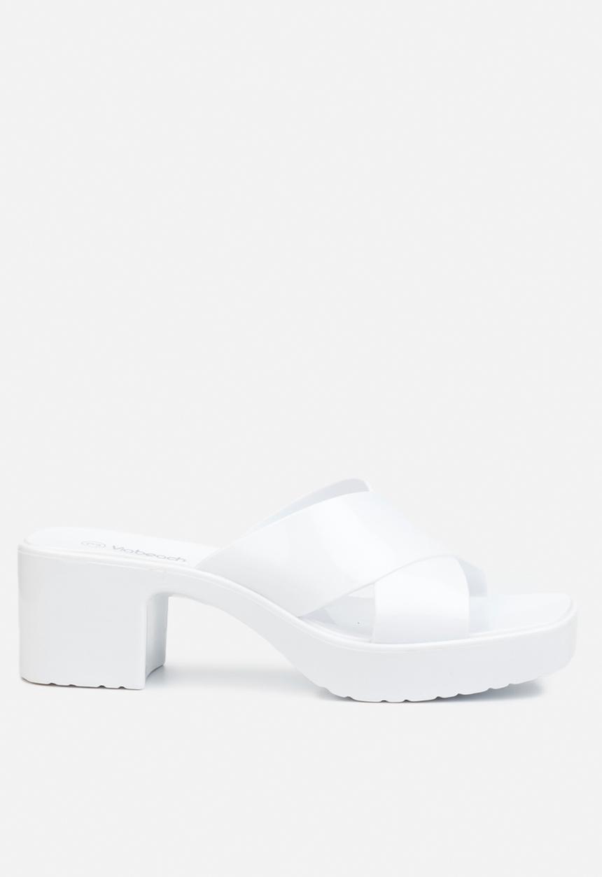 Viabeach - Rucci 1 mule block heel - white