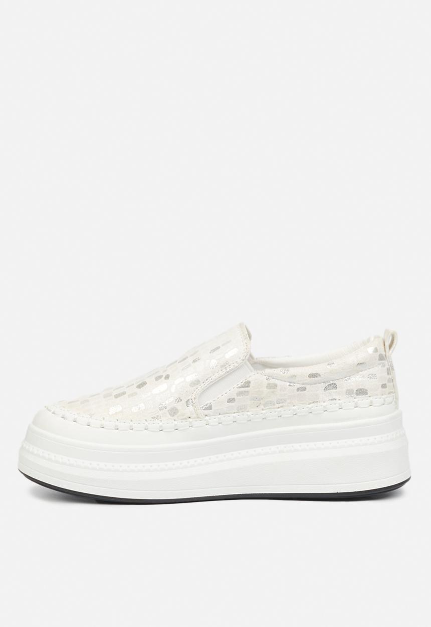 Butterfly Feet - Senhora 7 slip-on - white