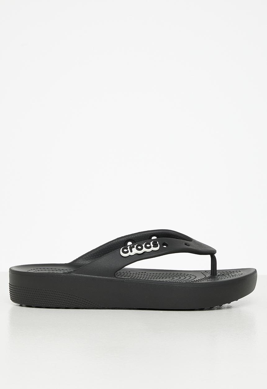 Crocs - Classic platform flip - black