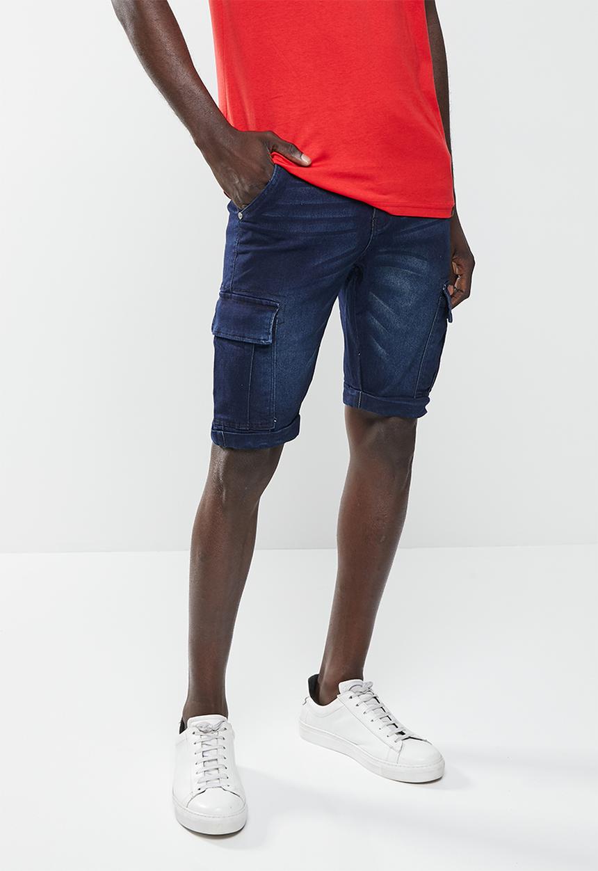 SOVIET - M mogul denim short - blue black