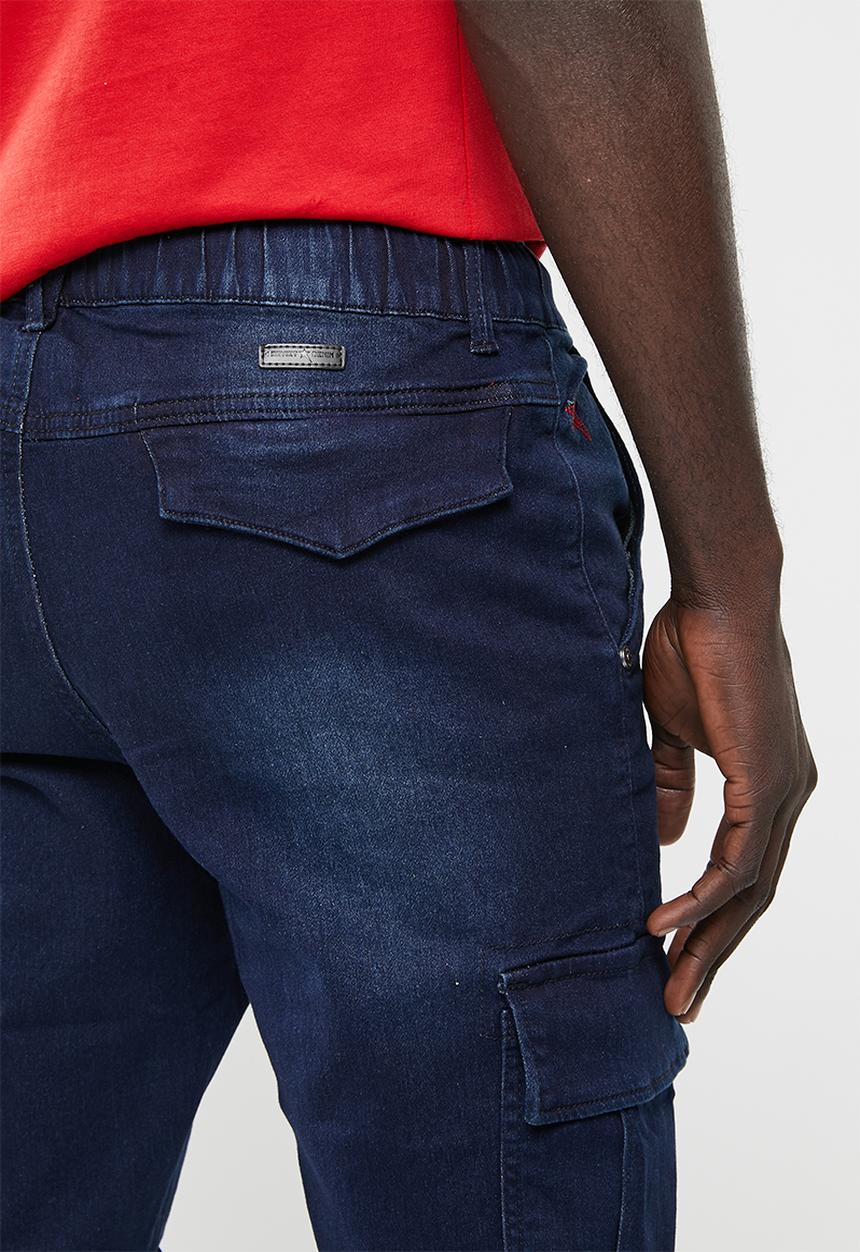 SOVIET - M mogul denim short - blue black