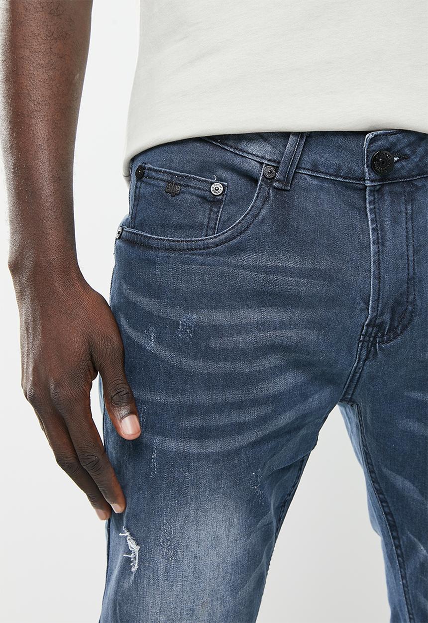 SOVIET - M layden slim leg denim - slate