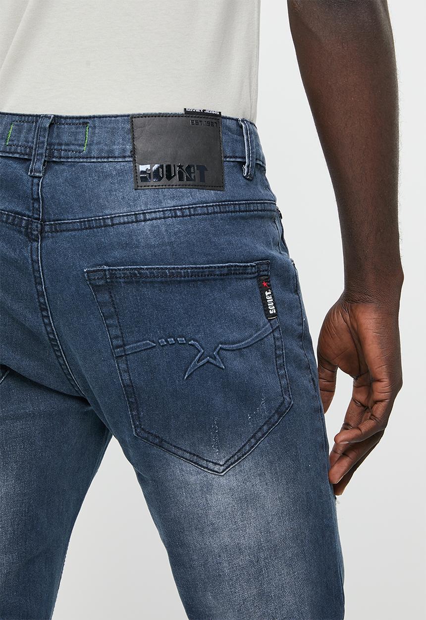 SOVIET - M layden slim leg denim - slate