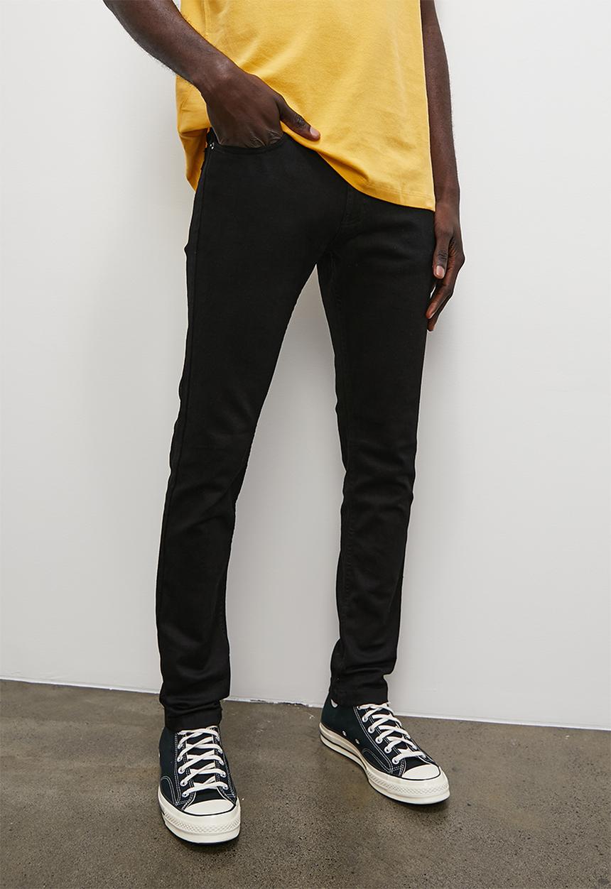 Superbalist - Core skinny black wash - black