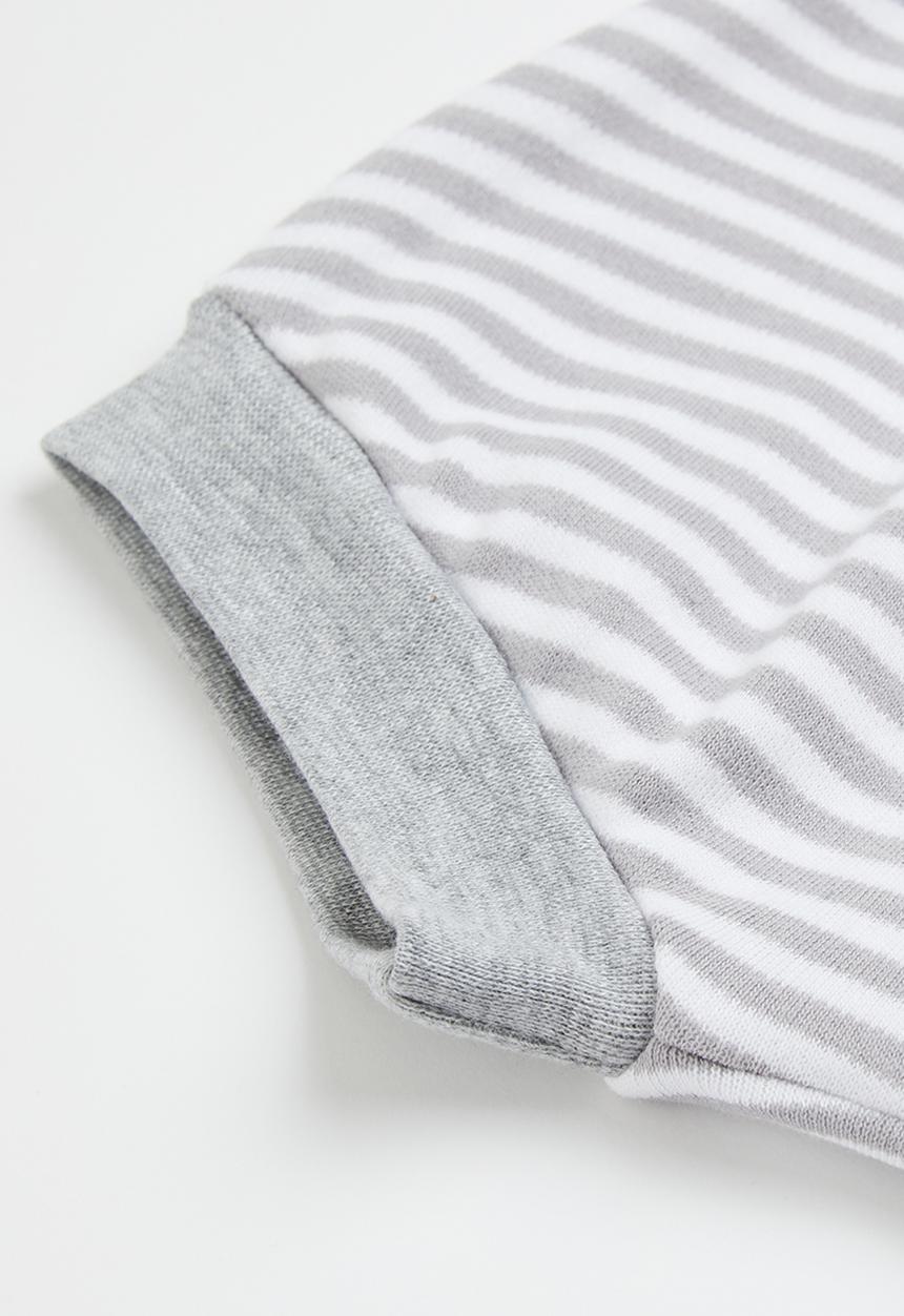 Little Lumps - Puffy shorts - grey stripe