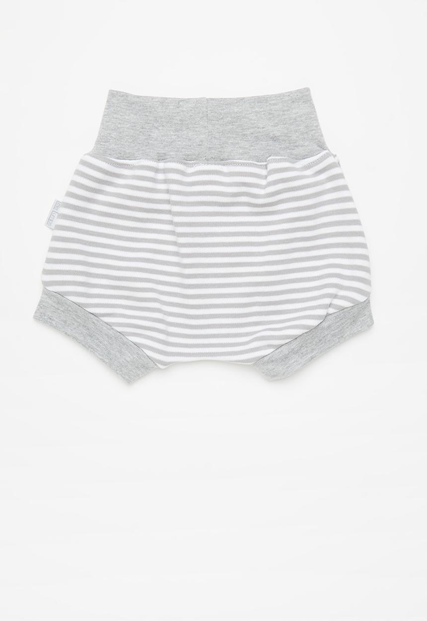 Little Lumps - Puffy shorts - grey stripe