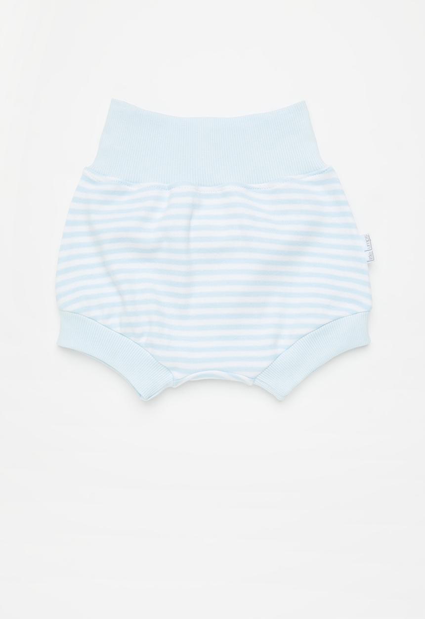 Little Lumps - Puffy shorts - blue stripe