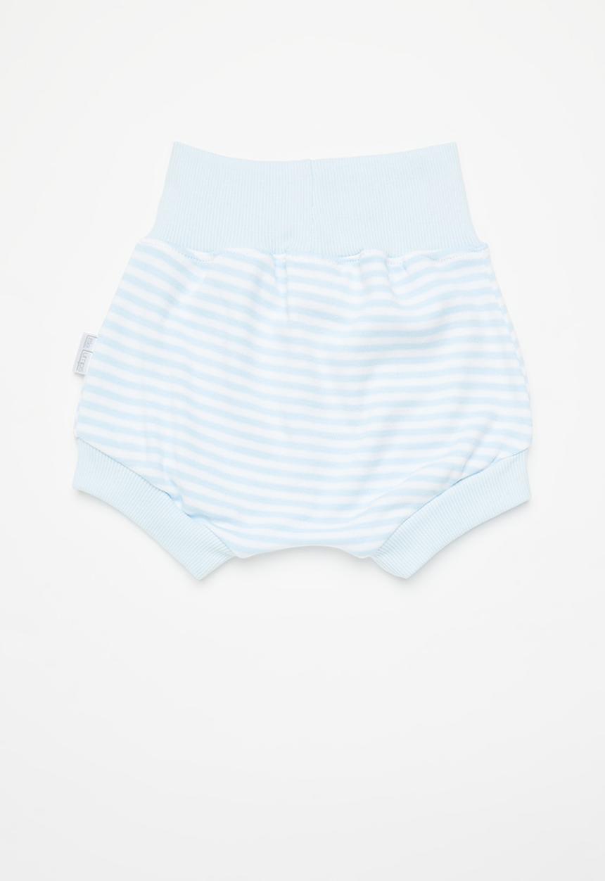 Little Lumps - Puffy shorts - blue stripe