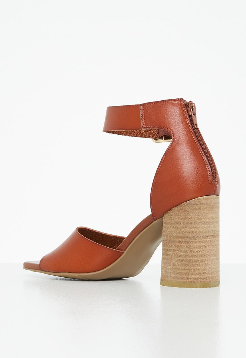 Madden Girl - Reveall block heel - cognac paris