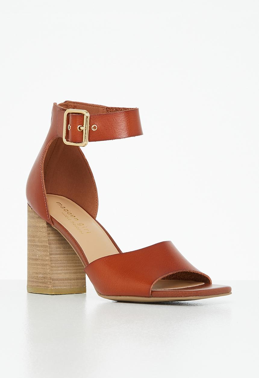 Madden Girl - Reveall block heel - cognac paris