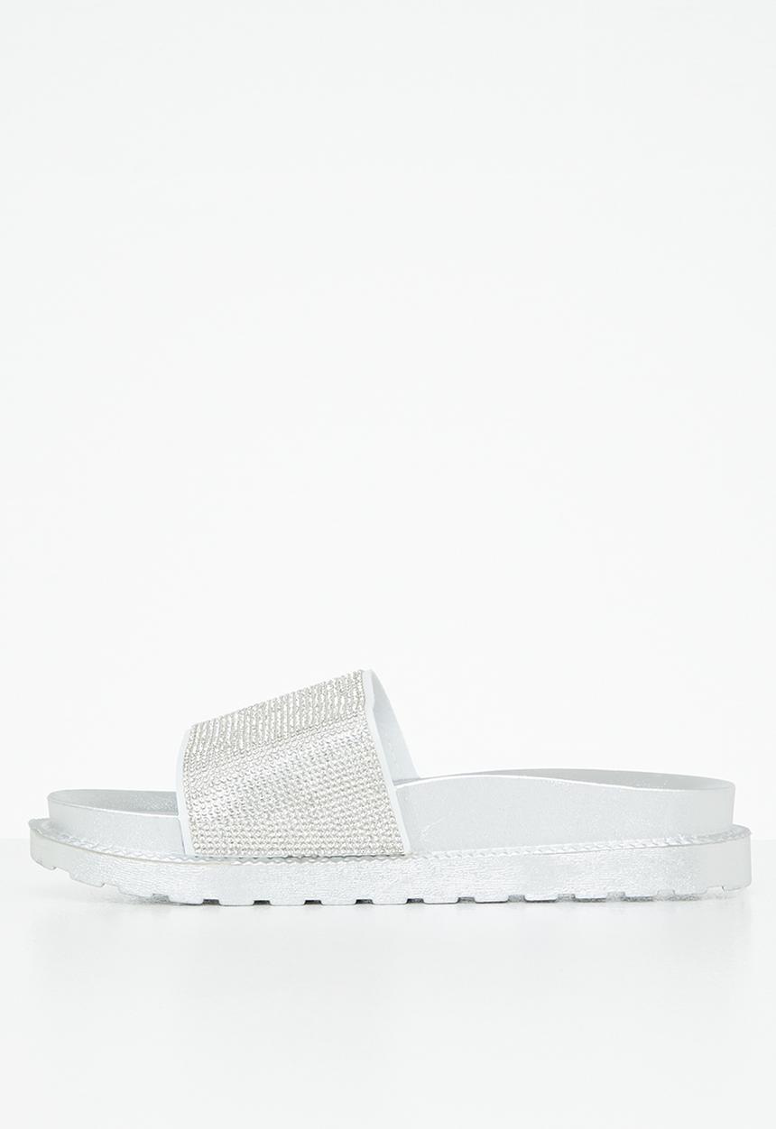 Viabeach - Kush 2 flatform slide - silver
