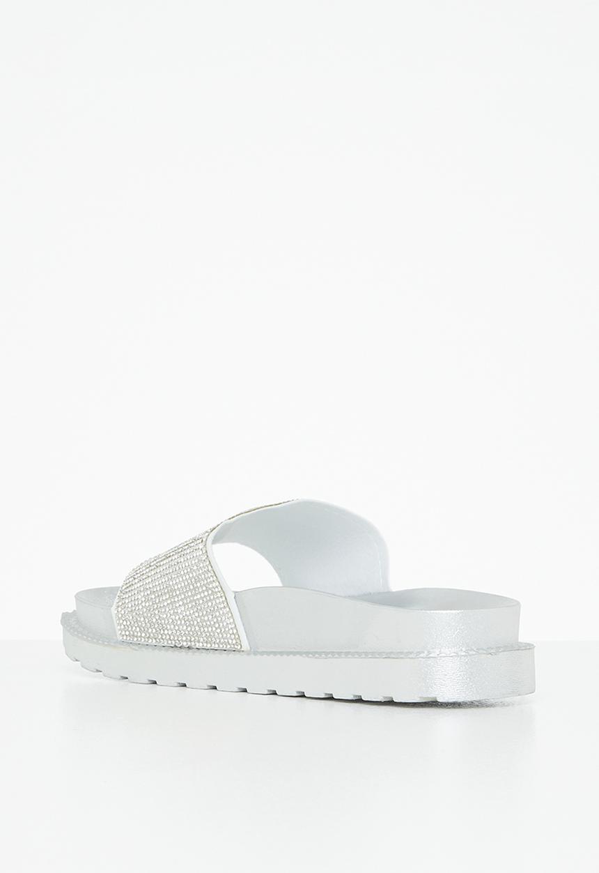 Viabeach - Kush 2 flatform slide - silver