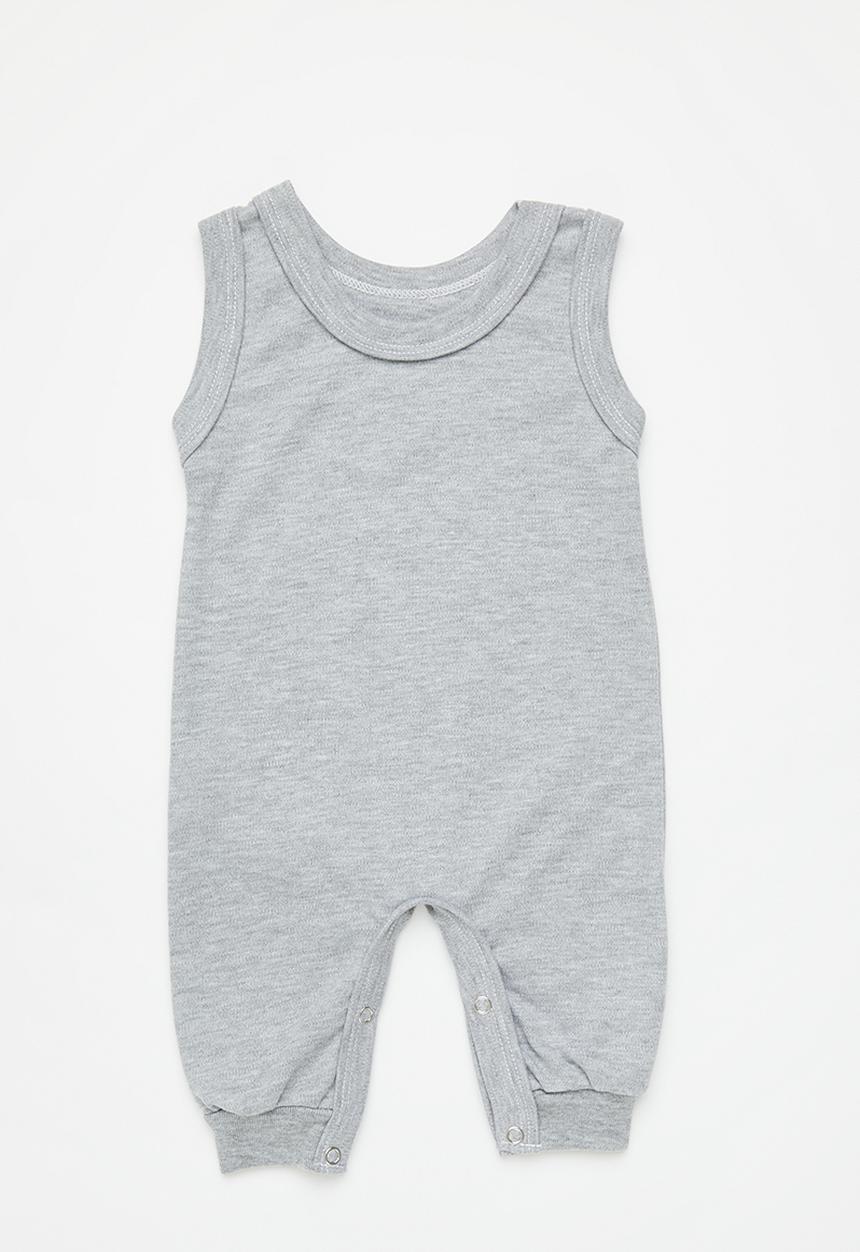 Little Lumps - Sleeveless summer romper - grey