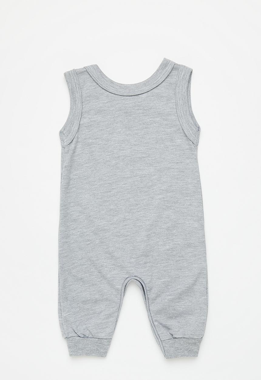 Little Lumps - Sleeveless summer romper - grey