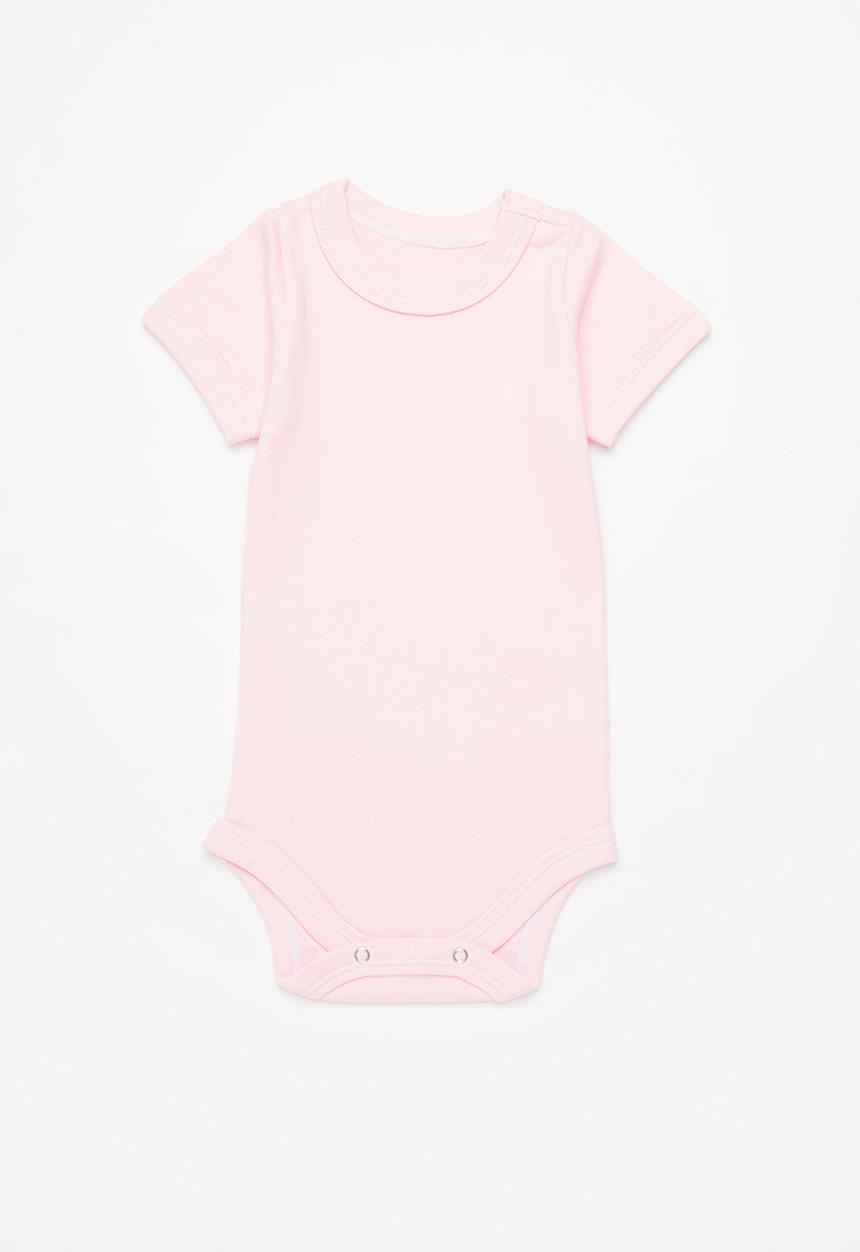 Little Lumps - 2 pack onesies - pink stripe