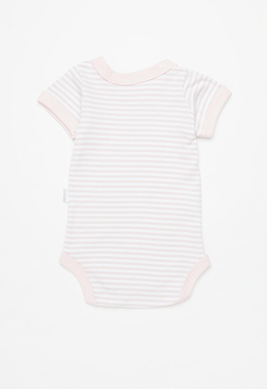 Little Lumps - 2 pack onesies - pink stripe