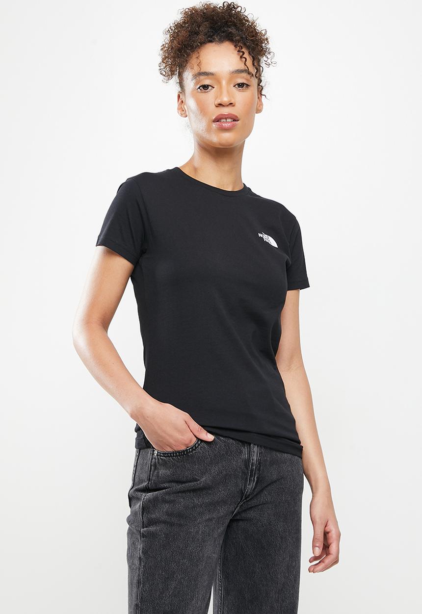 The North Face - W short sleeve red box tee - tnf black