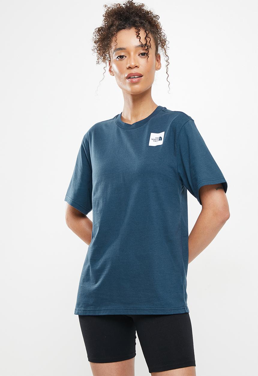 The North Face - W relaxed fine tee - shady blue