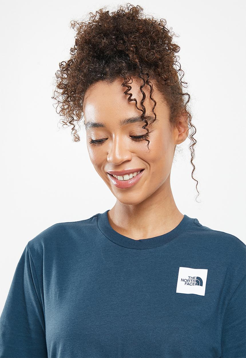 The North Face - W relaxed fine tee - shady blue