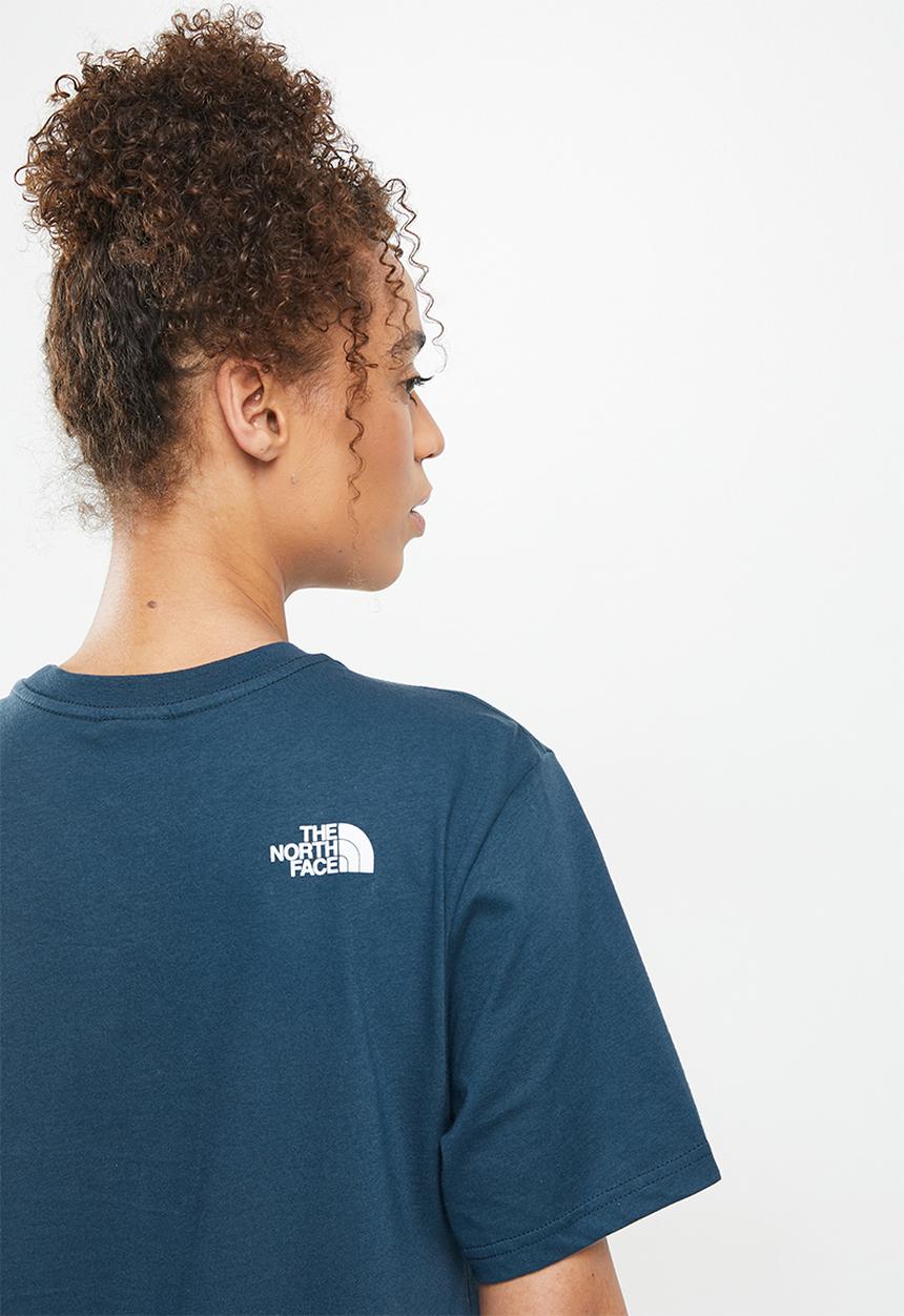 The North Face - W relaxed fine tee - shady blue