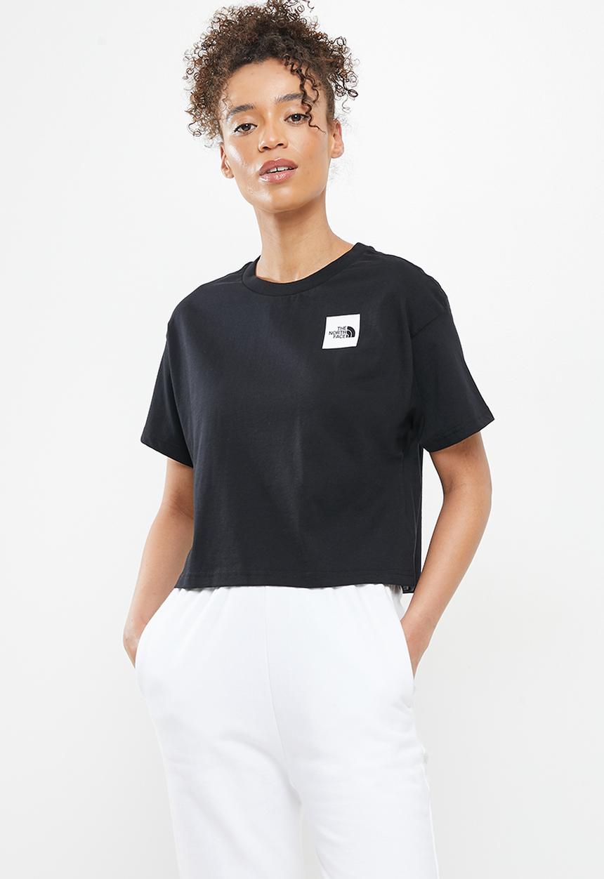 The North Face - W cropped fine tee - tnf black