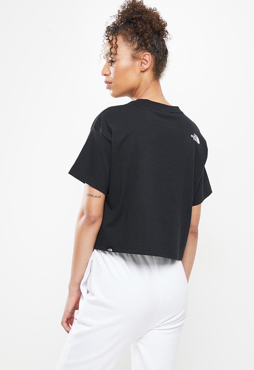 The North Face - W cropped fine tee - tnf black