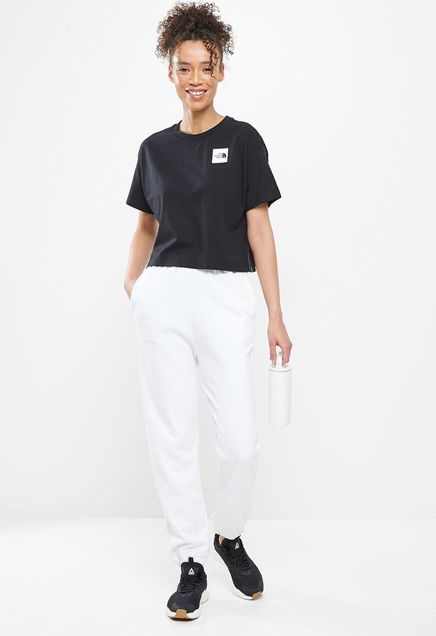 The North Face - W cropped fine tee - tnf black