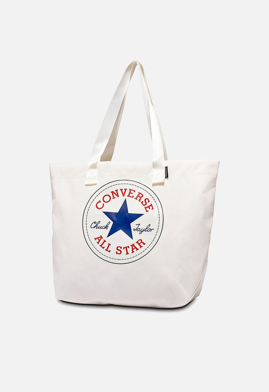 Converse - Graphic tote bag-egret/converse blue