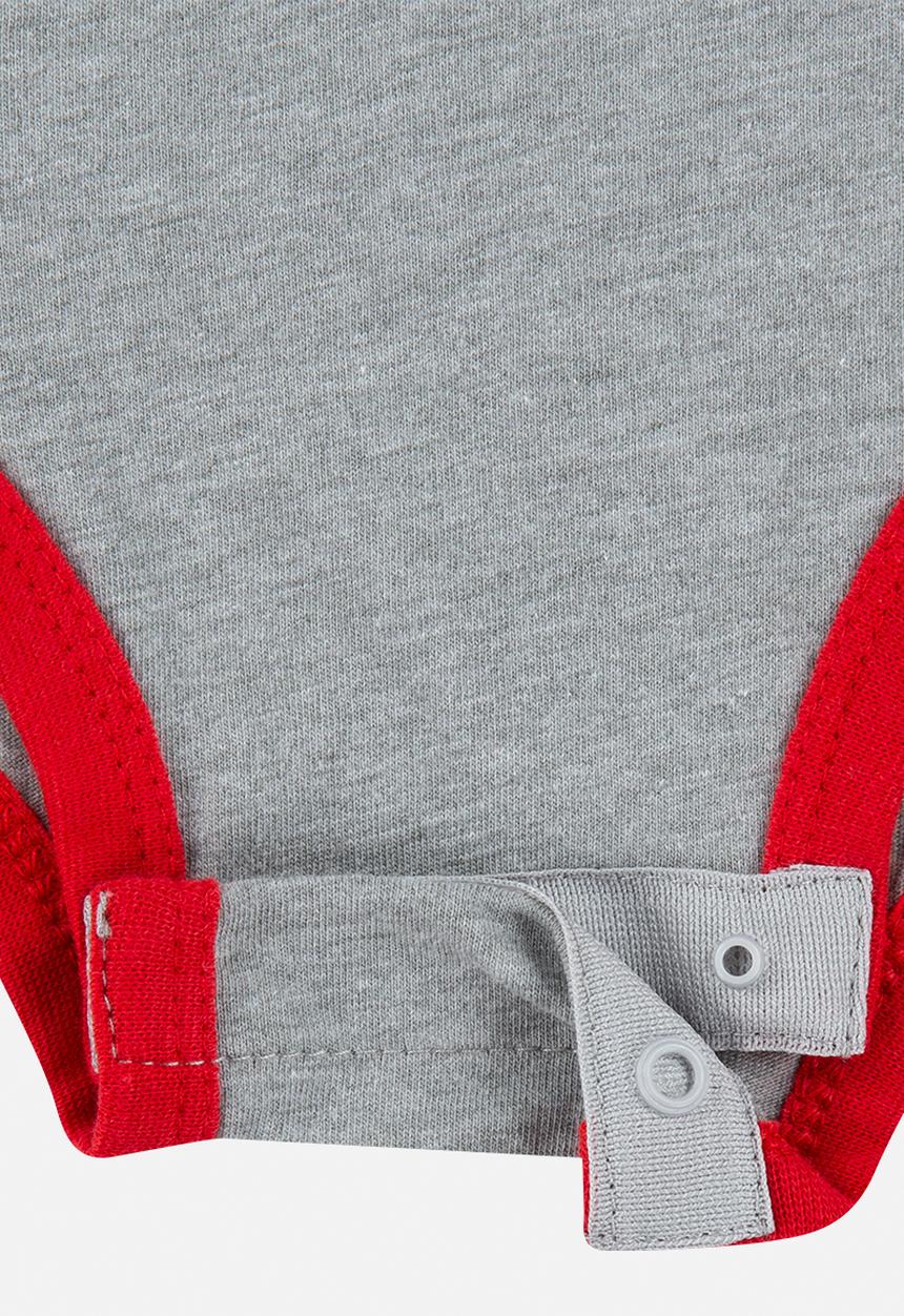 Converse - Dino 3 pk bodysuit - dark grey heather