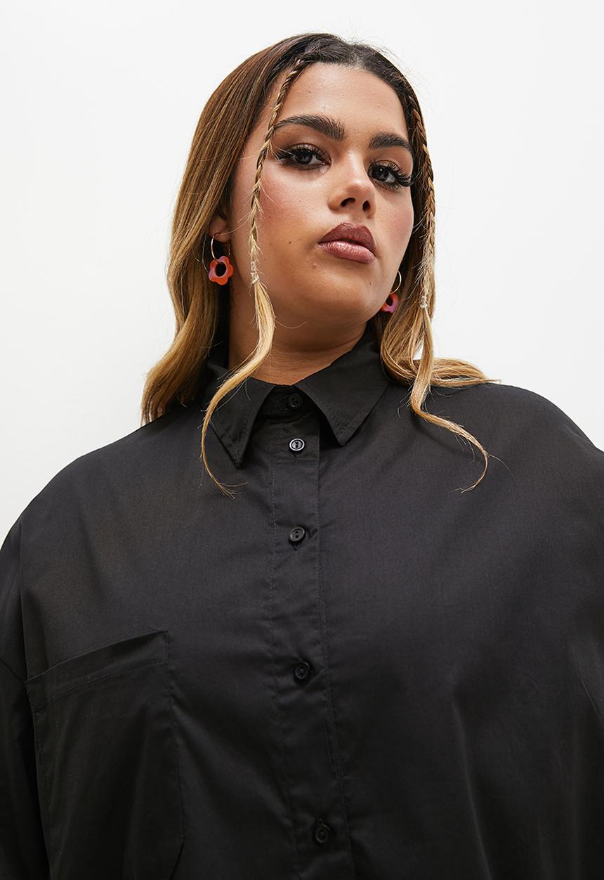 Blake - Oversized shirt - black