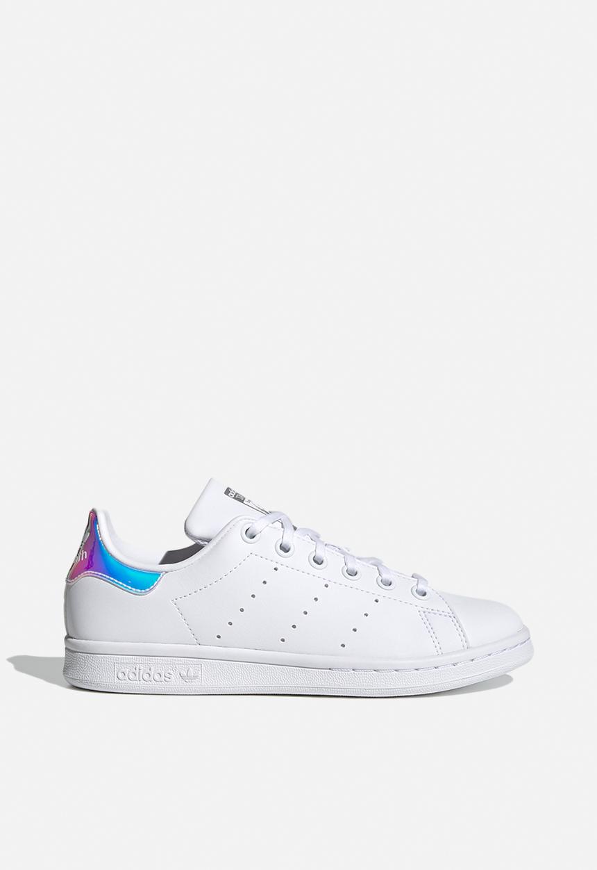 adidas Originals - Stan smith j - cloud white/cloud white/silver metallic