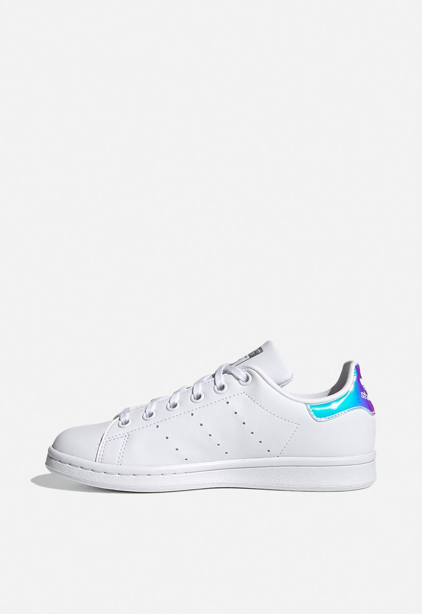 adidas Originals - Stan smith j - cloud white/cloud white/silver metallic