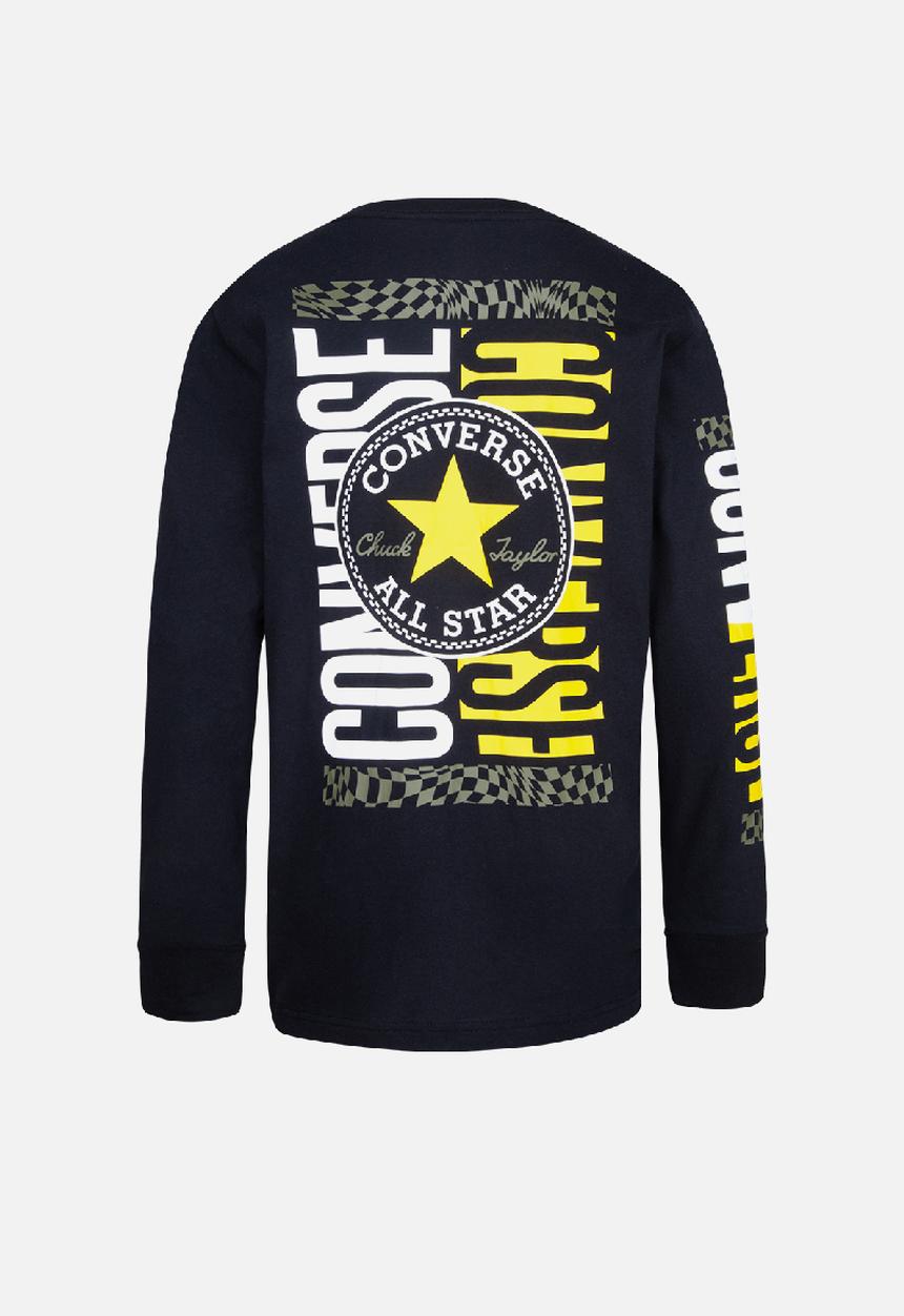 Converse - Cnvb check your kicks ls gfx t - black