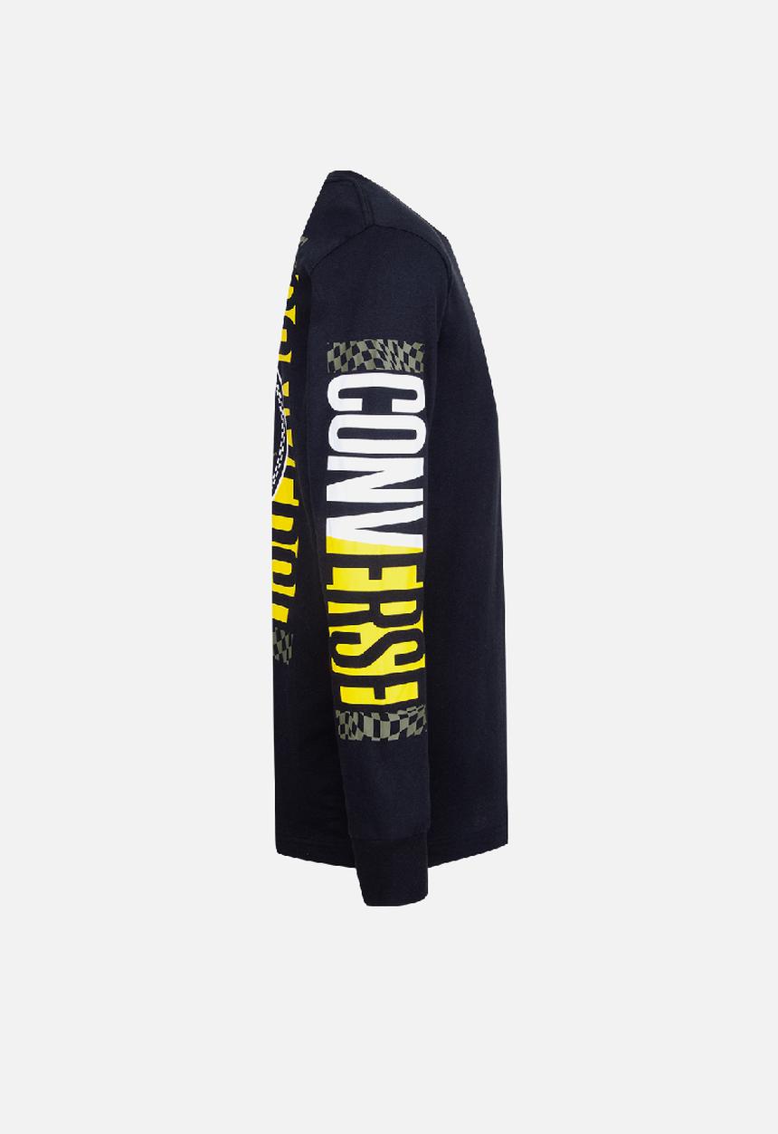 Converse - Cnvb check your kicks ls gfx t - black