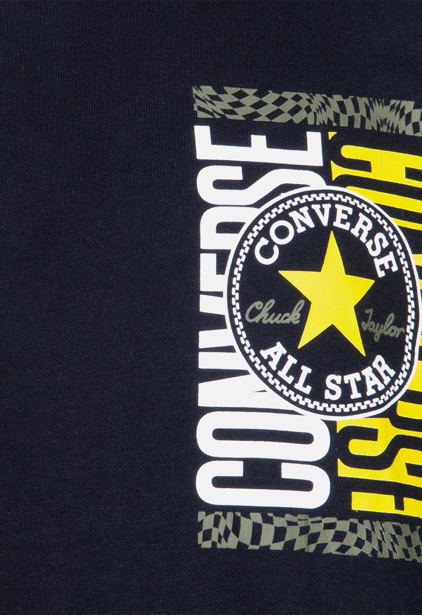 Converse - Cnvb check your kicks ls gfx t - black