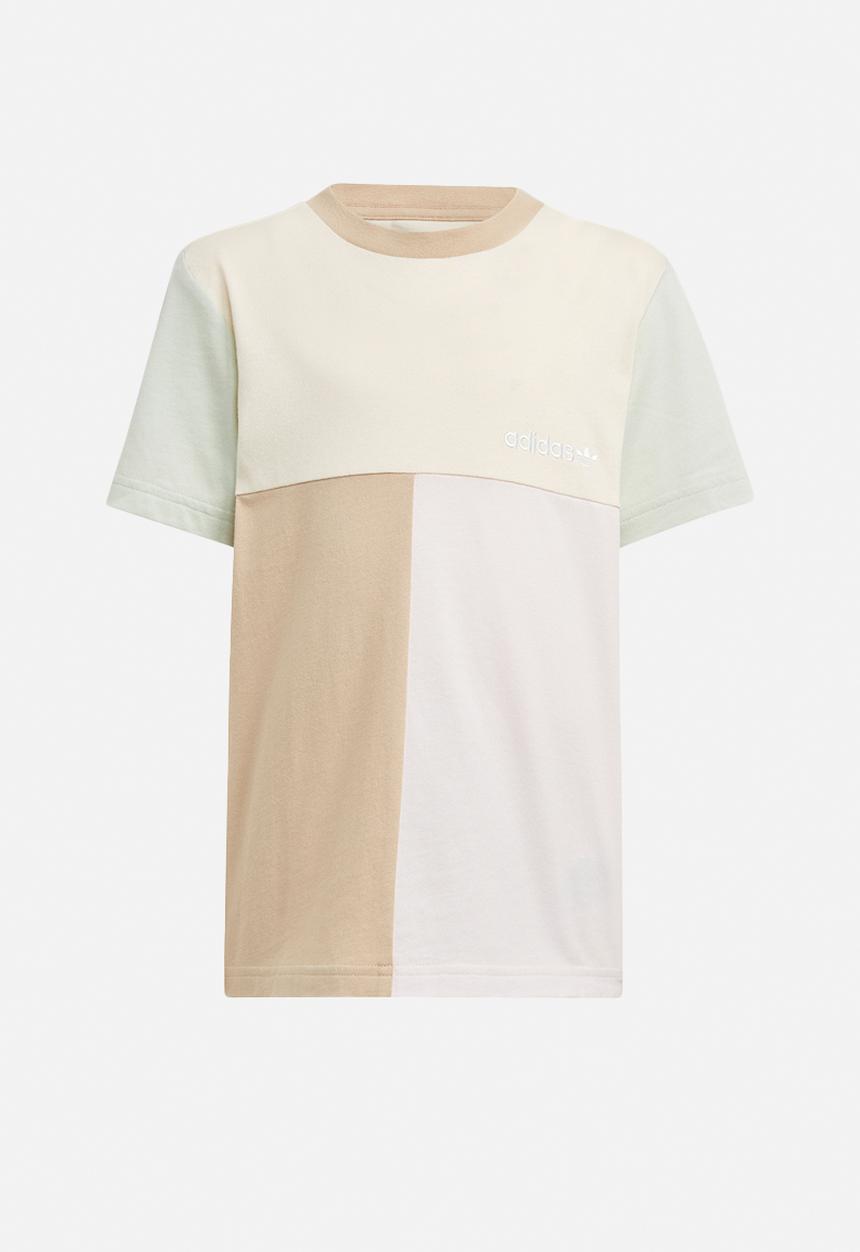 adidas Originals - Tee - wonder white/almost pink/linen green/magic beige