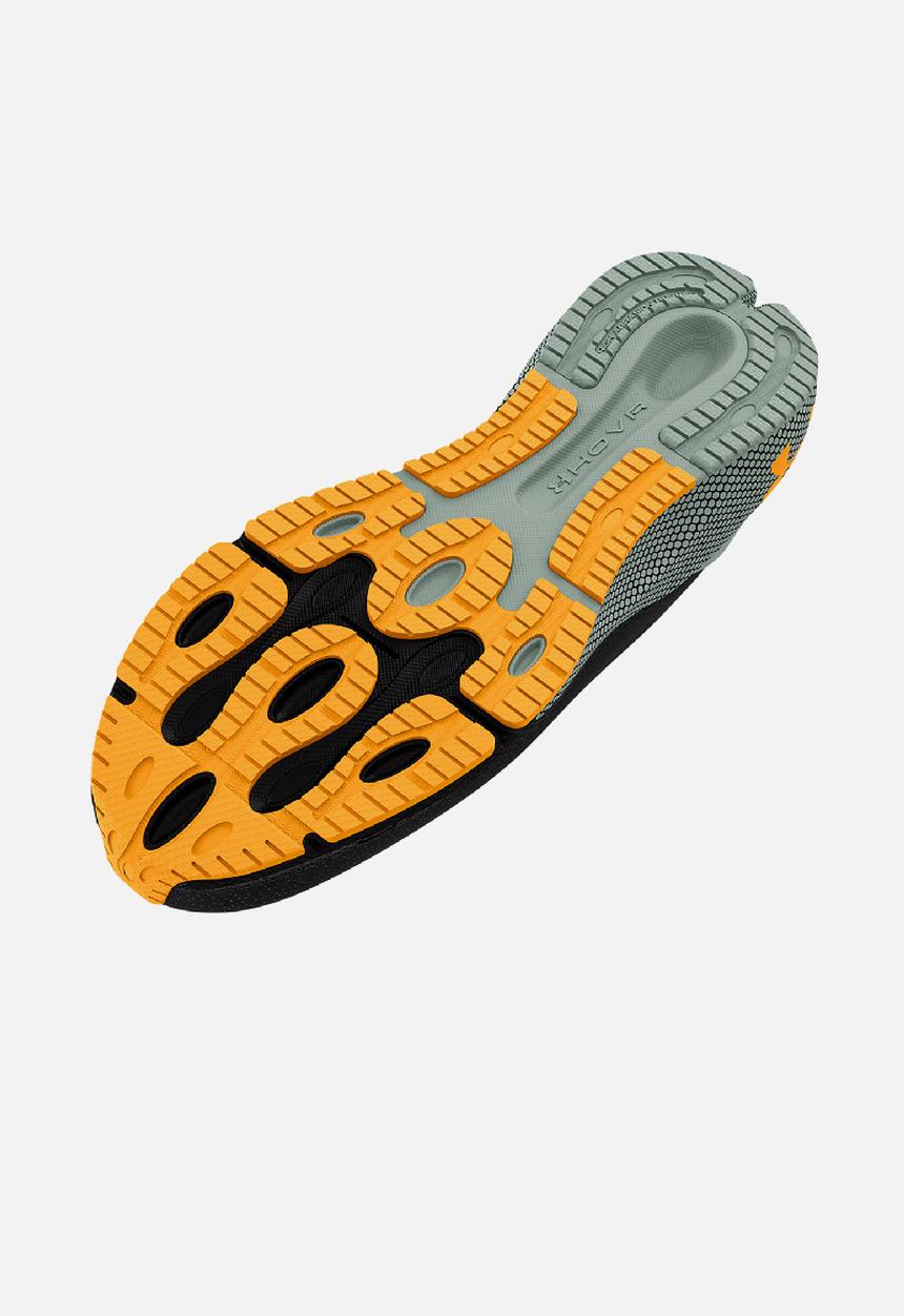 Under Armour - Ua hovr machina 3 - black/illusion green/orange shock