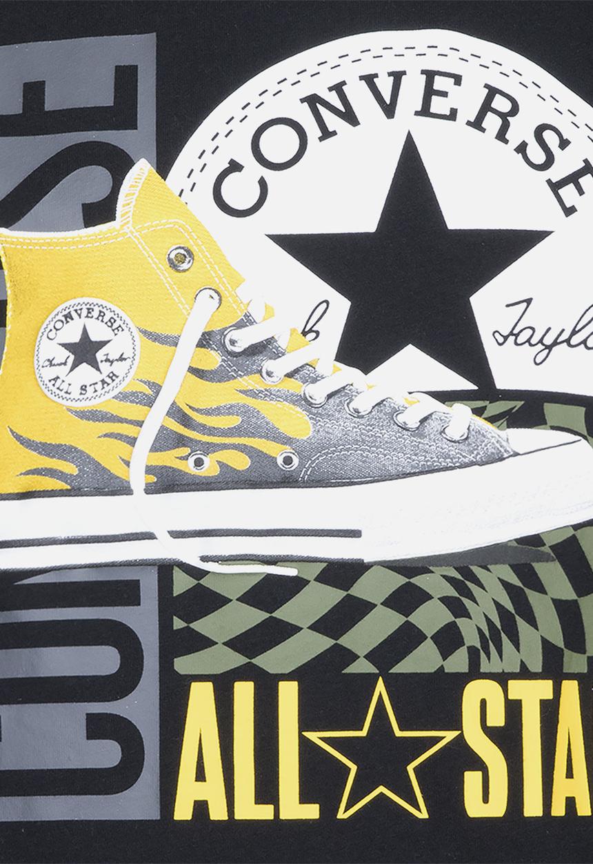 Converse - Cnvb kicks all star gfx tee - black