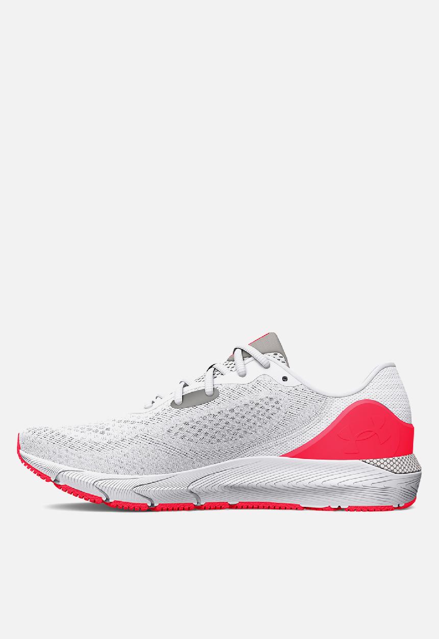 Under Armour - Ua w hovr sonic 5 - white/bolt red/metallic pewter