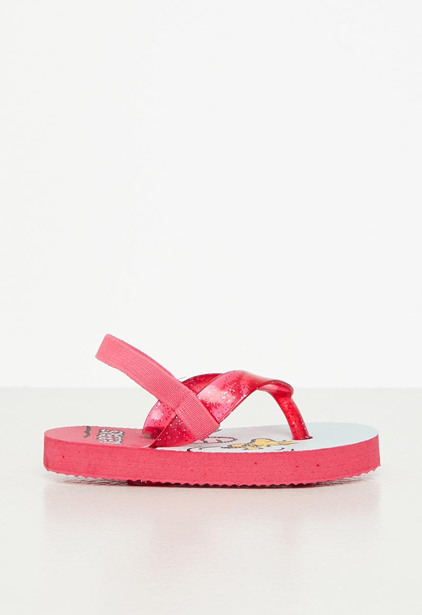 Character Group - Snoopy flip flops - red