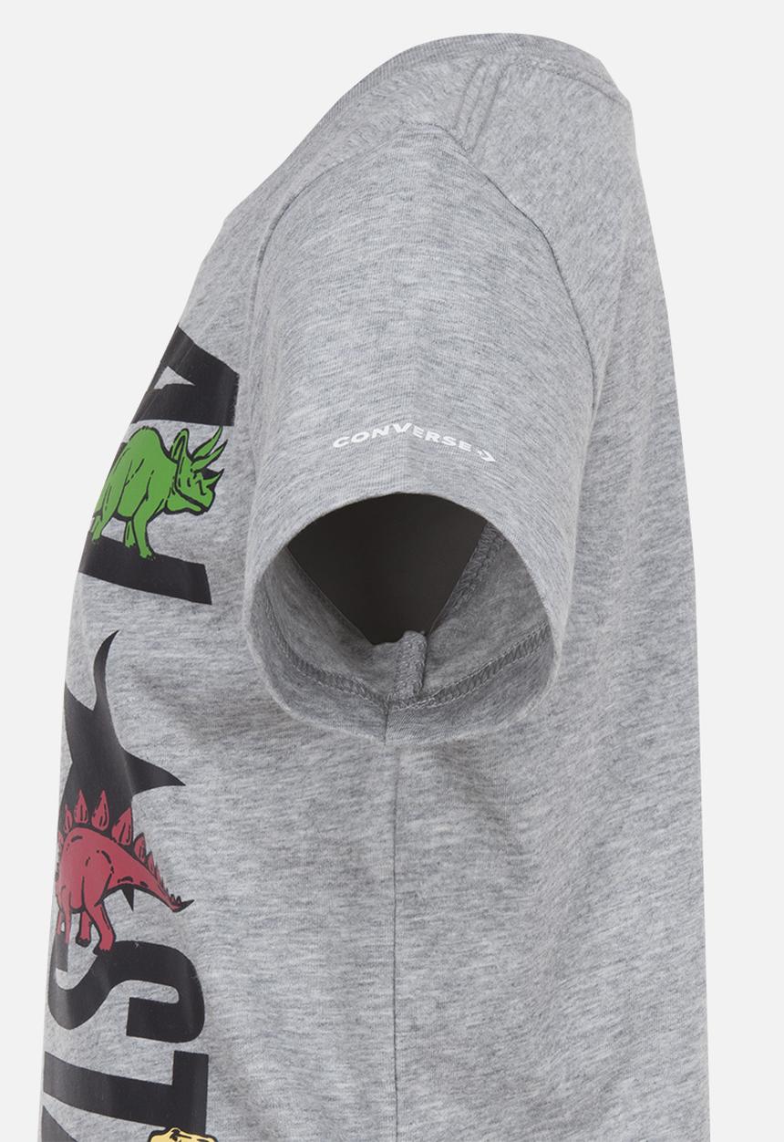 Converse - Cnvb dinoverse vert star tee - dk grey heather & black