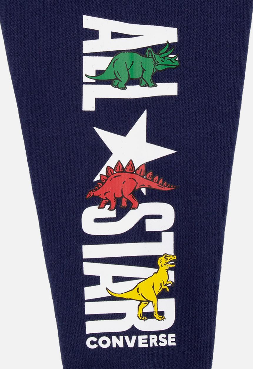 Converse - Dino ss tee + ft jog set - midnight navy