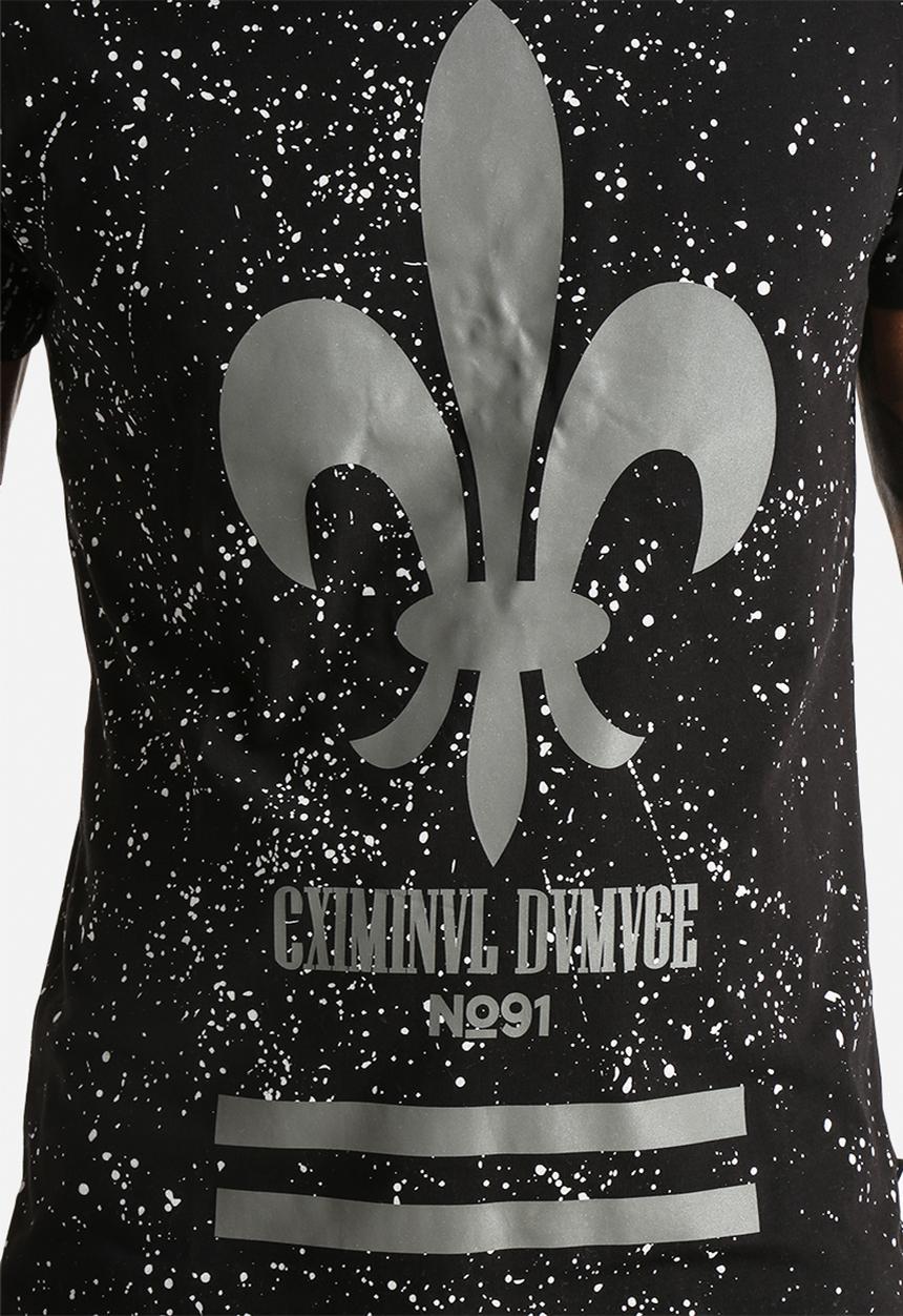 Criminal Damage - Splatter Reflective T-shirt
