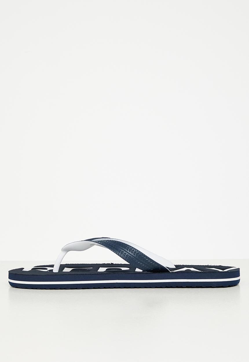 Replay - Replay maverick beach flip flop - navy & white